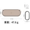 Nothing Ear (open) Case, Earphone Case, Carabiner Strap, Stylish, Simple, Clear, Clear Case