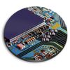 1 x Round MDF Magnet - Electronic Circuit Board Gaming 21493