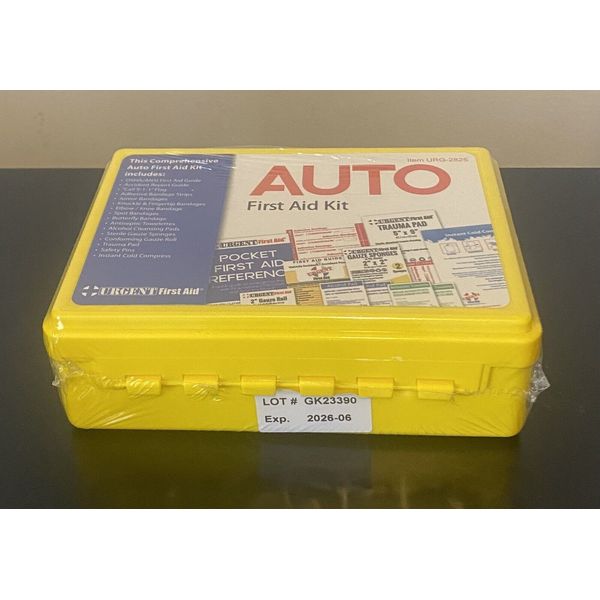 AUTO First Aid Kit Medical Emergency Survival Travel Car Camping NEW Exp 2026