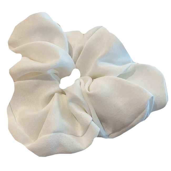 WHITE FANG ZA080 Women's Scrunchie Hair Rubber Solid Colorful, Stylish, Cute, Hair Access, Women's