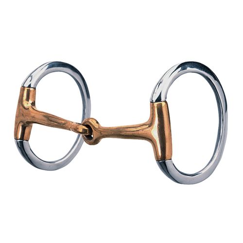 Weaver Leather Eggbutt Snaffle Bit , Stainless Steel, 5"