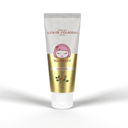 Creme Gel Facial Gota de Colágeno Kokeshi 15g