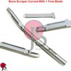 Bone Scraper Curved Hand Held Surgical Implant Instruments Bone Grafting Surgery