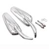 For Harley Davidson Dyna Wide Super Glide Road King Motorcycle Mirrors Chrome