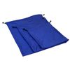Solo Tourist Waterproof Drawstring Pouch, Proof Drawstring Bag, L Size, blue