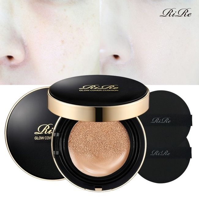 Lire Cosmetics Glow Cover Cushion + Ruby Self Puff 2ea