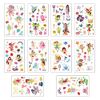 10 Sheets Glitter Fairy Temporary Tattoos for Kids - Girls’ Party Goody Bag Fillers & School Rewards (Fairy)