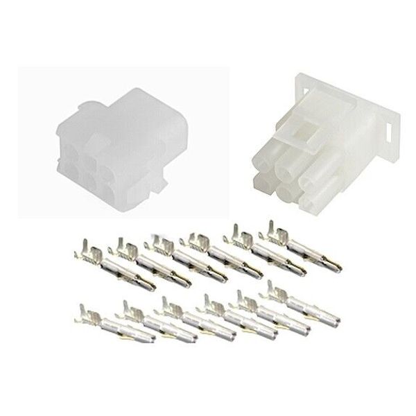 Molex MLX Connector - Complete Molex 6 Wire Connector Set with Pins  3 SETS