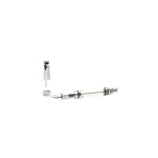 Twsbi Vac Mini Clear Fountain Pen - B nib (Broad)