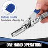 WORKPRO Grease Gun Coupler, Heavy Duty Quick Release Grease Gun Tip 10000PSI