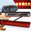 Compatible with Chevy GMC C/K Series 88-00 LED Third 3RD Tail Brake Light Stop Lamp Red