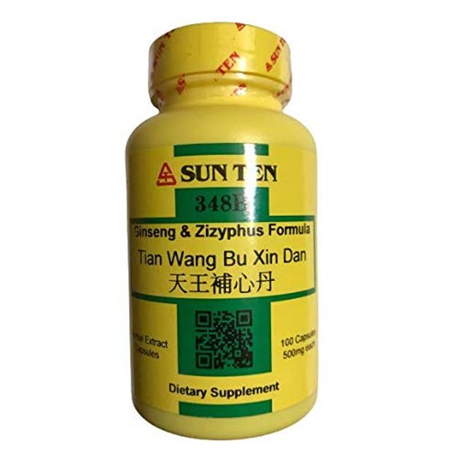 Sun Ten - Ginseng & Zizyphus Formula Capsules/Tian Wang Bu Xin Dan/天王補心丹