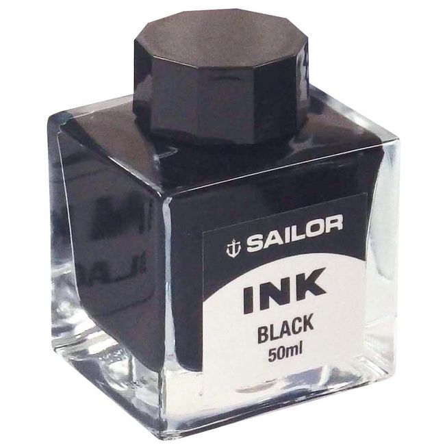 Sailor Fountain Pen, Dye Bottle Ink, 50ml, Black, 13-1007-220