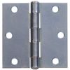 Hardware Essentials 851950 General Purpose Square Corner Hinges Removable Pin Zinc-plated