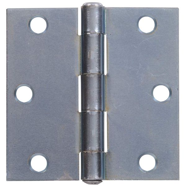 Hardware Essentials 851950 General Purpose Square Corner Hinges Removable Pin Zinc-plated