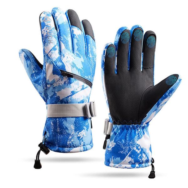 HIULLEN Winter Gloves Men Women Touchscreen Running Gloves Men Women Warm Ski Gloves Windproof Non-Slip Cycling Gloves Thermal Gloves Winter for Skiing Hiking Outdoor