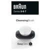 Braun EasyClick Cleansing Brush Attachment For New Generation Series 5, 6 and 7 Electric Shaver, Cleans, Exfoliates and Refines Your Skin, White