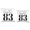 Chapter 83 Years Birthday New Chapter Celebration Throw Pillow