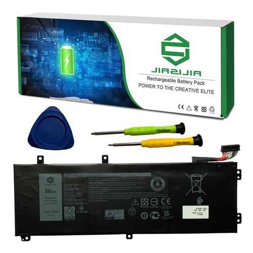 JIAZIJIA V0GMT Laptop Battery Replacement for Dell G7 17 7700 P46E P46E001 Series Notebook NCC3D 0NCC3D NY03W 0NY03W 0TJDRR 11.4V 56Wh