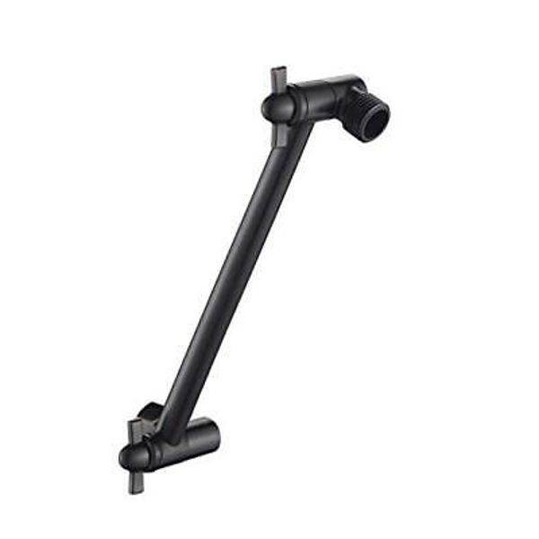 Adjustable Shower Head Extension Arm, Brass Shower Arm 8in Oil-Rubbed Bronze