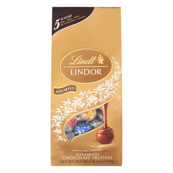 Lindt Lindor Chocolate Truffles, Assorted Flavors, 21.2 Oz