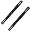 Burg-Wachter Adjustable Post Box Gate & Railing Mounting Bracket Kit, Black