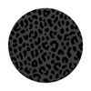 Black Gray Leopard Print Cheetah Pattern PopSockets Adhesive PopGrip