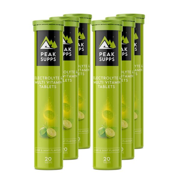 Electrolyte and Multi Vitamin Effervescent (6 Tubes | 120 Tablets)