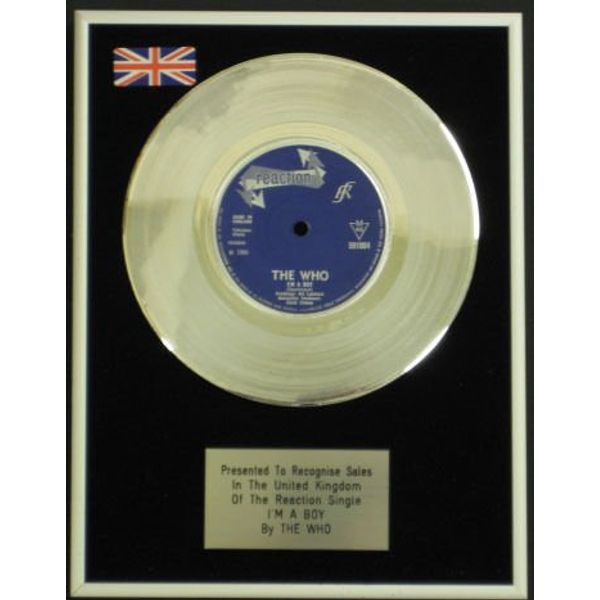 The Who - 7" Platinum Disc - I'M A Boy