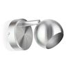 ledscom.de Tauri Ceiling Light / Wall Light Matt Stainless Steel 1x GU10 Max. 25 W