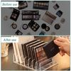 ZDNT Eyeshadow Palette Makeup Organiser,7-Section Divided Plastic Makeup Organizer,Eyeshadow Makeup Storage Organiser,Cosmetics Storage for Makeup Storage,Nail Polish Storage and Eyeshadow Palettes