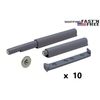 Magnetic Push to Open System Damper Buffer Catch Latch with tip,with Plate/10P