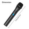 Professional Wireless VHF Microphone Handheld Karaoke Mic System w/ USB Receiver