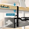 Cable Desk Organizer Tray 🧩 Under Desk Wire Management for Office & Home