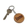 Emma Personalised Engraved Wooden Name Keyring Keychain Gift