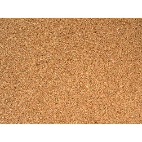 ISDI Natural Textured Cork Board 40x30cm, 4mm Thickness, Wall Mounted, Rectangular