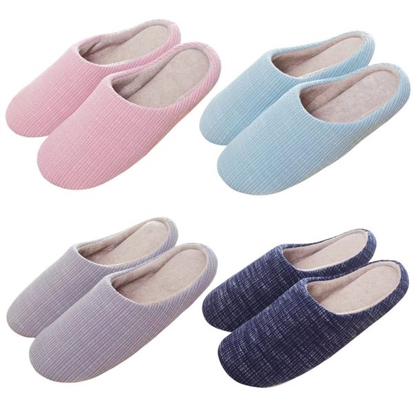 Fanyker Slippers, Indoor Shoes, Guest Slippers, Women's, Men's, Washable, Slippers, Unisex, Anti-Slip, Quiet, Indoor Slippers, Scandinavian Style, Warm, Stylish, Simple, Entryway, Kitchen, Gift Set, blue