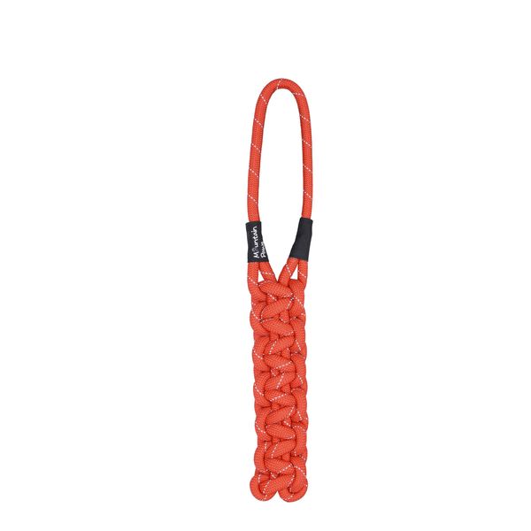 Mountain Paws Climbing Rope Dog Toy with Durable, Reflective Thread, Flat