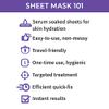 Nykaa Naturals Skin Secrets Bubble Sheet Mask - Tones, Softens, and Conditions Your Skin - Reduces Puffiness and Redness - Leaves Your Skin Feeling Fresh and Clean - Honey and Lavender - 0.67 oz