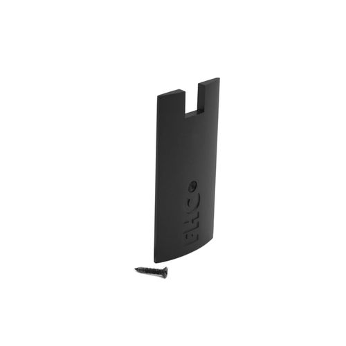 FHC SL4SEC12MB 4 Square S/R End Cap Matte Black Finish