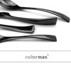 20 Piece Black Flatware Silverware Cutlery Sets,unique modern look,Home & Kit...