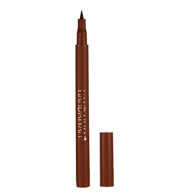 HANDAIYAN Eyeliner,Liquid Eyeliner,Brown Eyeliner Pencil,Quick Dry,Long Lasting,Waterproof Eye Liner,Highly Pigmented,Smudge-Proof Coloured Eye Pencil for Everyone (10#Brown)