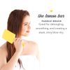 Drybar Lemon Bar Paddle hair brush - quickly detangle & smooth!, flexible nylon bristles, broad flat base, soft-touch finish, slip-free, great for all hair types and lengths, including extensions