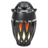 Sound Town Portable TWS Bluetooth Speakers w/ LED Flame Lights, Mount, 2-Pack 
