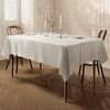 Home Direct Rectangular Rectangle Fabric Tablecloth Table Cloth Table Cover 100cm x 140cm 39"x55" Ivory