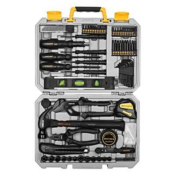 150 Piece Tool Set, General Household Hand Tool Kit, NEW 150-Piece Tool Set