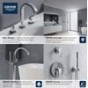 Grohe 29 299 Defined Single Handle 2 Function Diverter Valve Trim - Less Rough In - Starlight Chrome