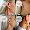 Silverly Women's 925 Sterling Silver Lucky Four Leaf Clover Earrings