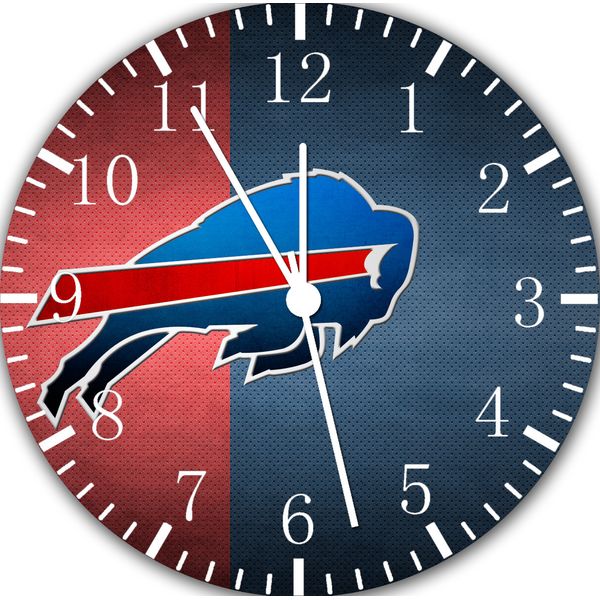 Buffalo Bills Frameless Borderless Wall Clock For Gifts or Home Decor E195