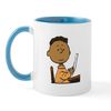 CafePress Peanuts Franklin In Class 11 oz (325 ml) Ceramic Coffee Mug